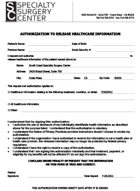 Medical-Release-Form